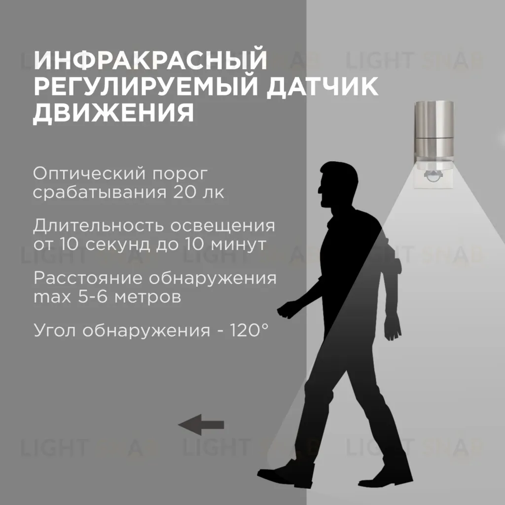 Уличный настенный светильник Apeyron Chrome 11-113 11-113