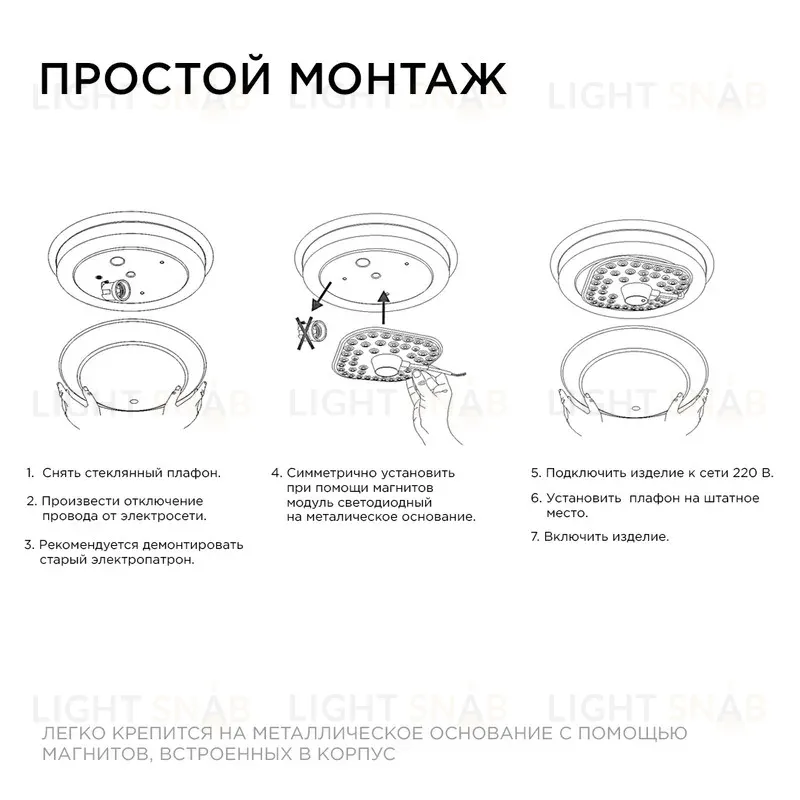 Светодиодный модуль со встроенным драйвером Apeyron 160-250В 24Вт 2100 лм 6500K 02-29 02-29