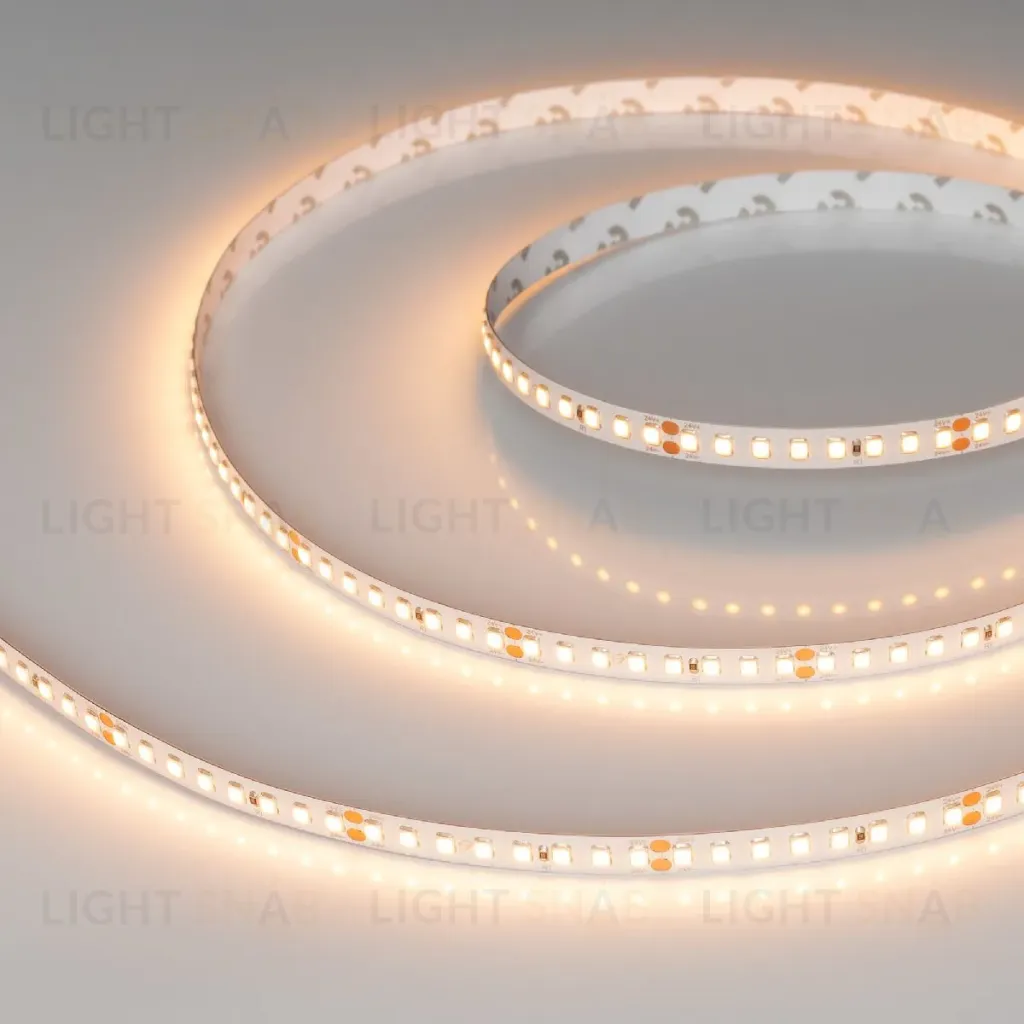 Светодиодная лента Arlight RT-A160-8mm 24V Warm2400 (12 W/m, IP20, 2835, 5m) (Arlight, высок.эфф.150 лм/Вт) 028561(2) 028561(2)