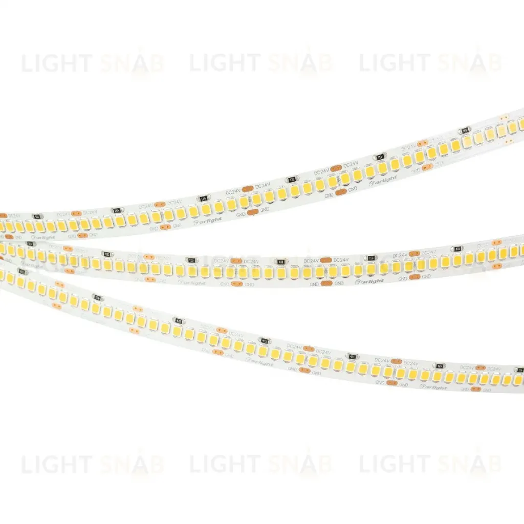 Светодиодная лента Arlight RT-A252-10mm 24V Warm2400 (11 W/m, IP20, 2835, 5m) (Arlight, 10 Вт/м, IP20) 028620(2) 028620(2)
