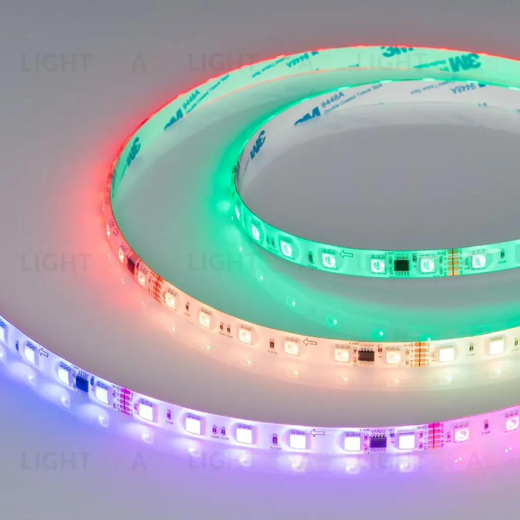 Светодиодная герметичная лента Arlight DMX-SE-B60-10mm 24V RGB-PX6 (14 W/m, IP65, 5060, 5m) 039607 039607