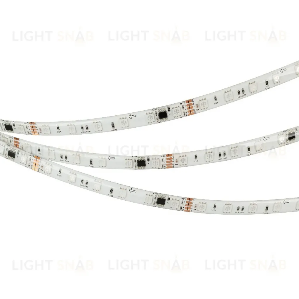 Светодиодная герметичная лента Arlight DMX-SE-B60-10mm 24V RGB-PX6 (14 W/m, IP65, 5060, 5m) 039607 039607