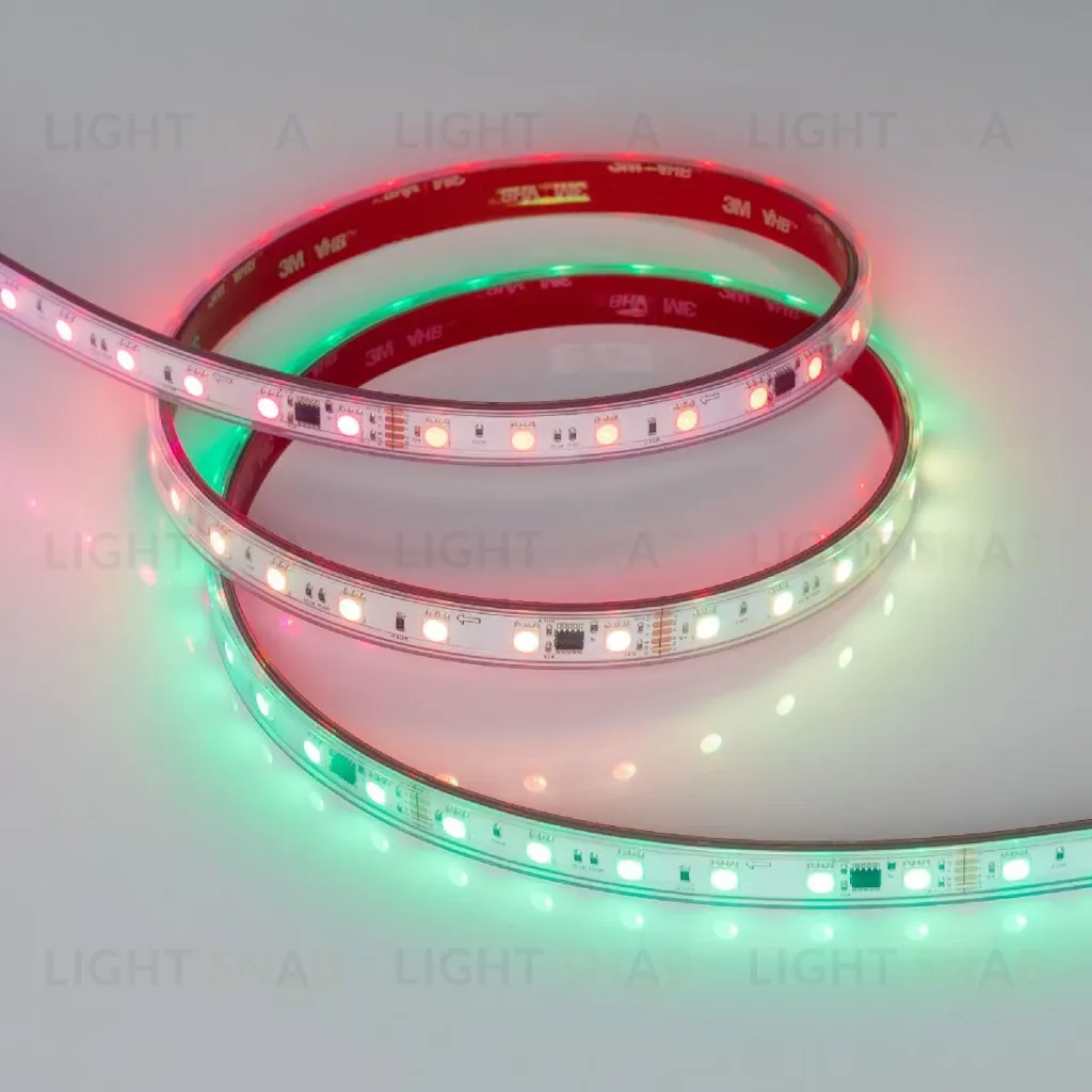 Светодиодная герметичная лента Arlight DMX-PS-B60-12mm 24V RGB-PX6 (14 W/m, IP67, 5060, 5m) 039182 039182