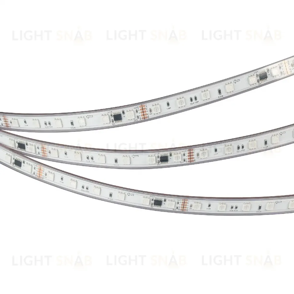 Светодиодная герметичная лента Arlight DMX-PFS-B60-12mm 24V RGB-PX6 (14 W/m, IP68, 5060, 5m) 039608 039608