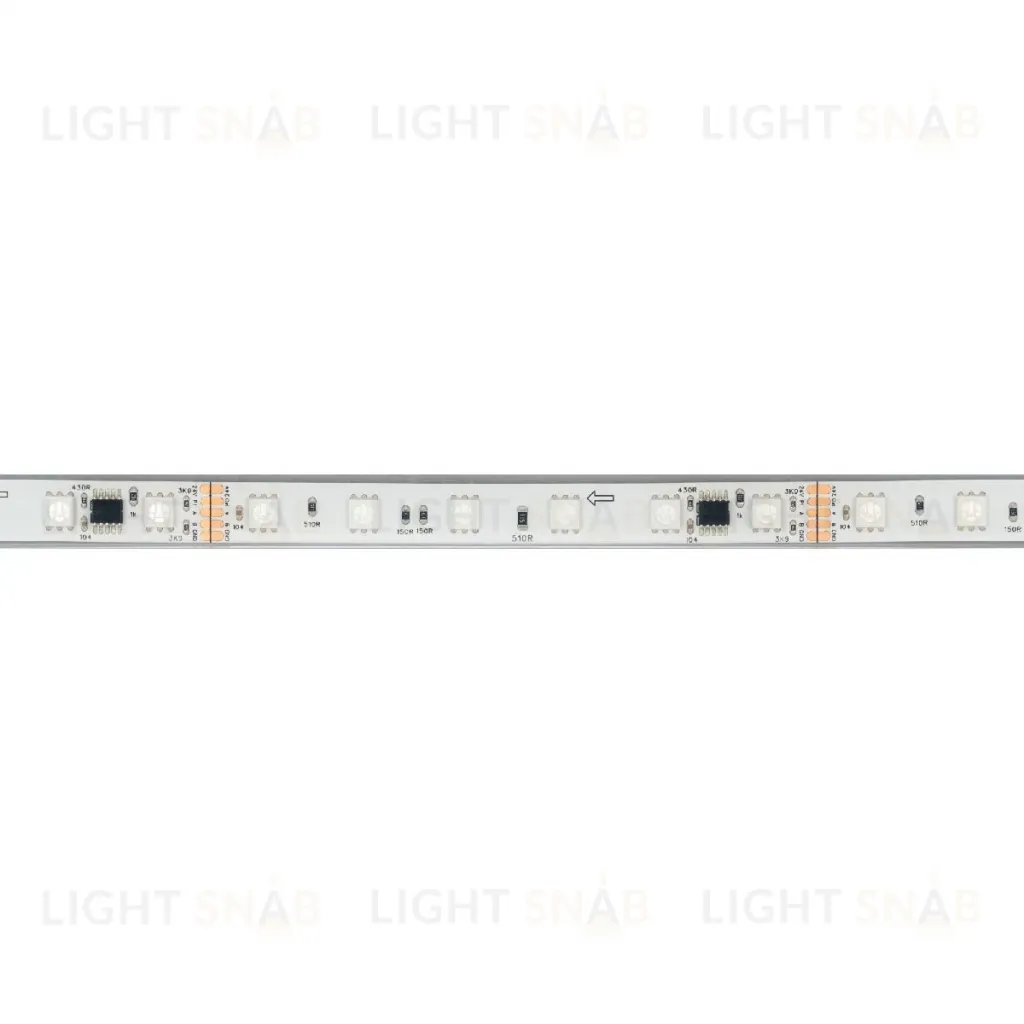 Светодиодная герметичная лента Arlight DMX-PFS-B60-12mm 24V RGB-PX6 (14 W/m, IP68, 5060, 5m) 039608 039608