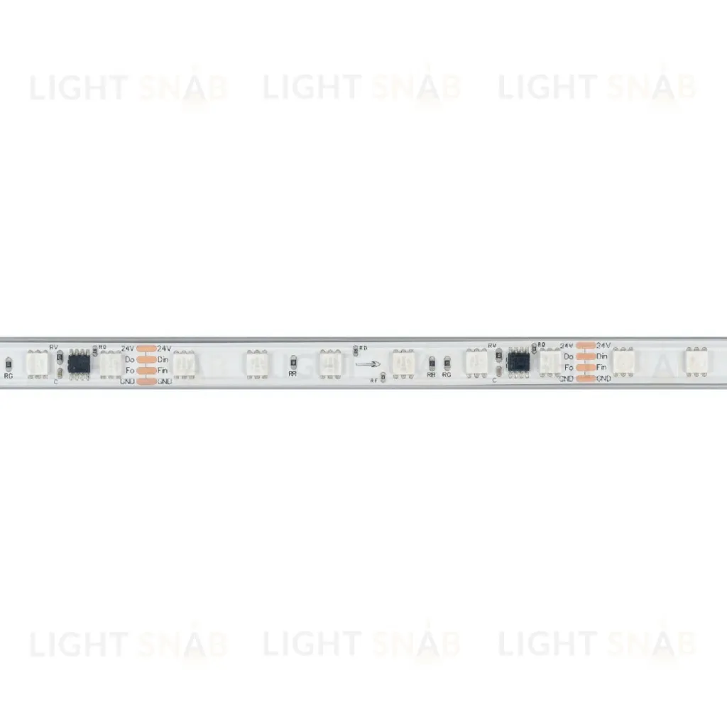 Светодиодная герметичная лента Arlight SPI-PS-B60-12mm 24V RGB-PX6-BPT (12 W/m, IP67, 5060, 5m) 039181 039181