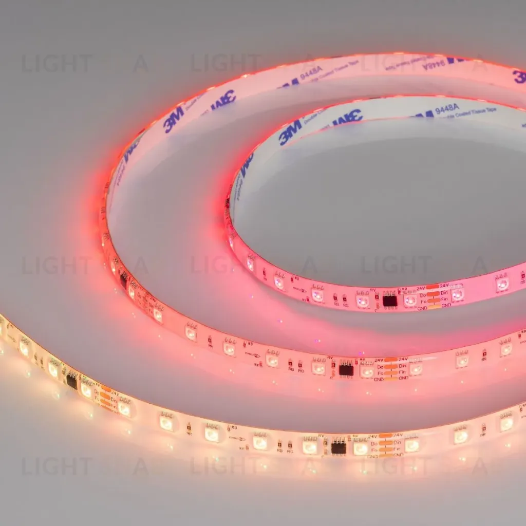 Светодиодная герметичная лента Arlight SPI-SE-B60-10mm 24V RGB-PX6-BPT (12 W/m, IP65, 5060, 5m) 039601 039601