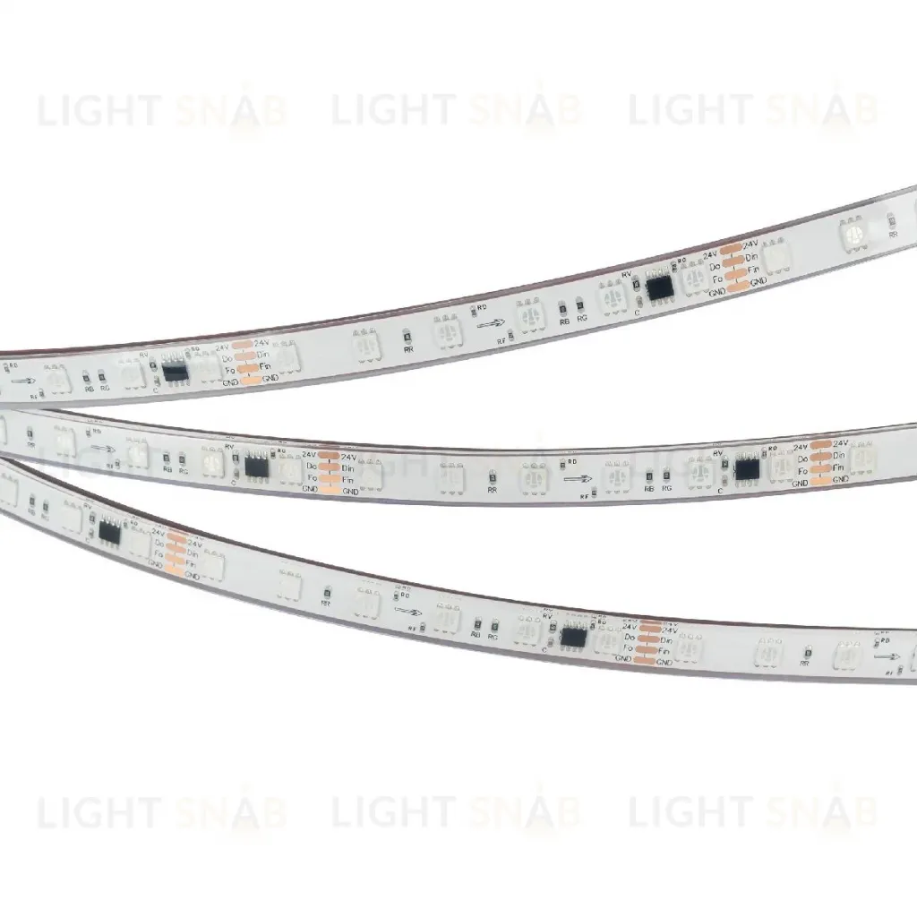 Светодиодная герметичная лента Arlight SPI-PFS-B60-12mm 24V RGB-PX6-BPT (12 W/m, IP68, 5060, 5m) 039602 039602