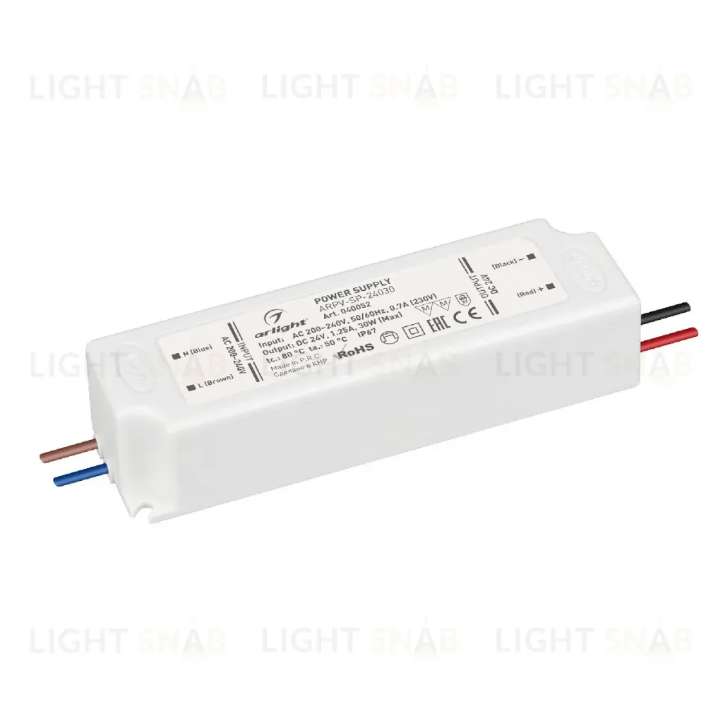 Блок питания Arlight ARPV-SP-24030 (24V, 1.25A, 30W) 040052 040052