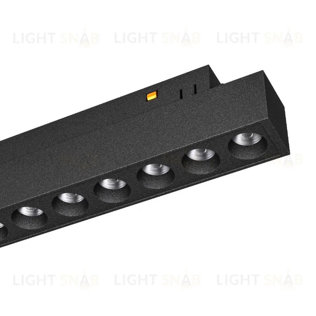 Трековый магнитный светильник Arlight MAG-ORIENT-DOTS-L465-16W Day4000-MIX (BK, 24 deg, 48V, DALI) 041879 041879