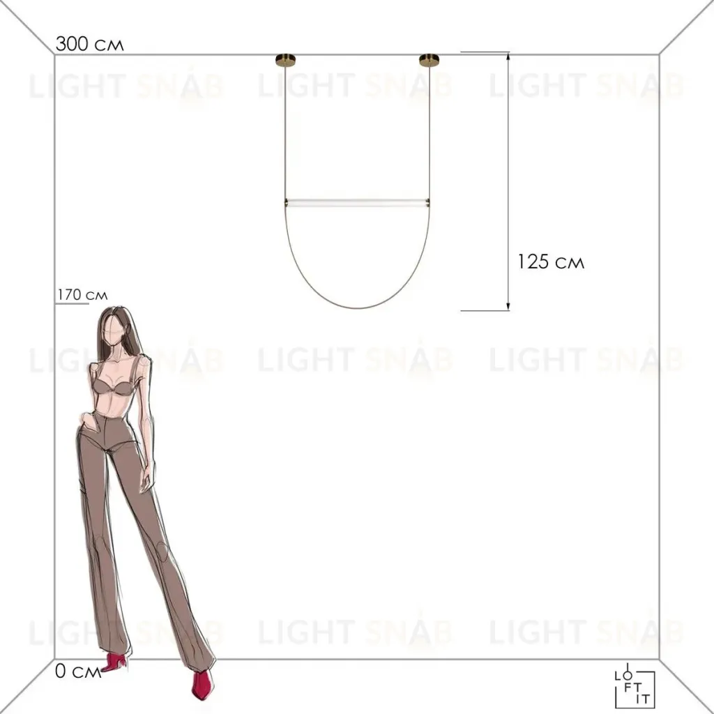 Подвесной светильник Loft IT Liana 10221/1250 10221/1250