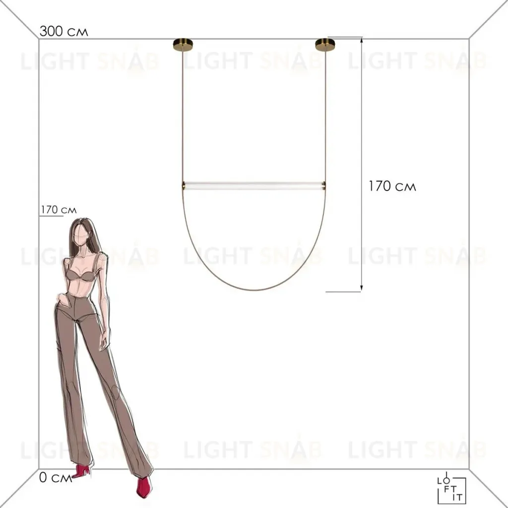Подвесной светильник Loft IT Liana 10221/1700 10221/1700