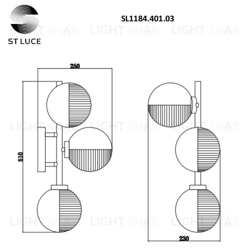 Бра ST Luce Todo SL1184.401.03 SL1184.401.03