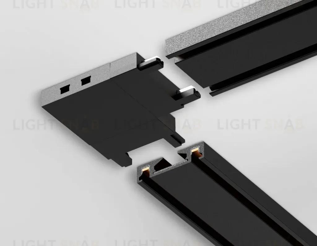 Коннектор угловой для шинопровода Ambrella Light Magnetic Ultra Slim Track System GV1116 GV1116