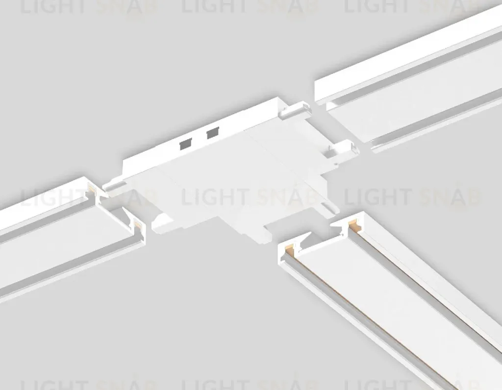 Коннектор T-образный для шинопровода Ambrella Light Magnetic Ultra Slim Track System GV1118 GV1118