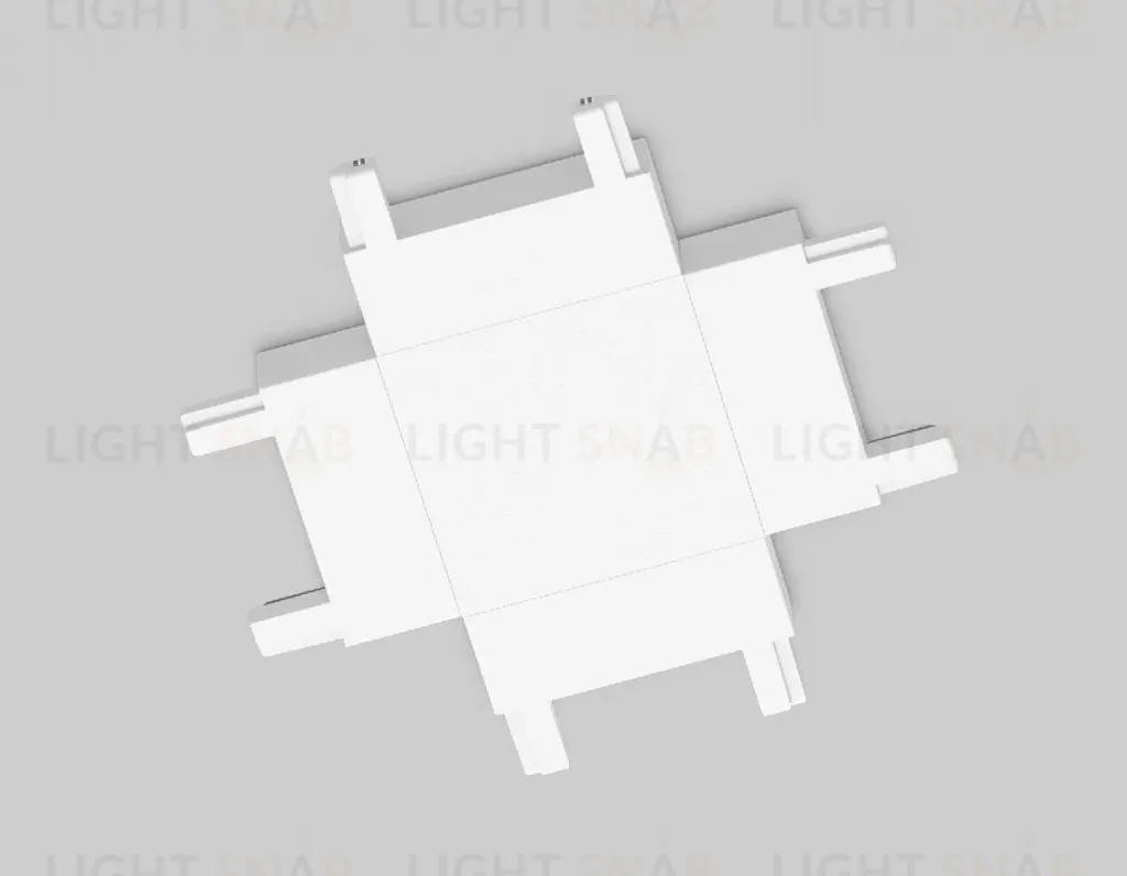 Коннектор X-образный для шинопровода Ambrella Light Magnetic Ultra Slim Track System GV1124 GV1124