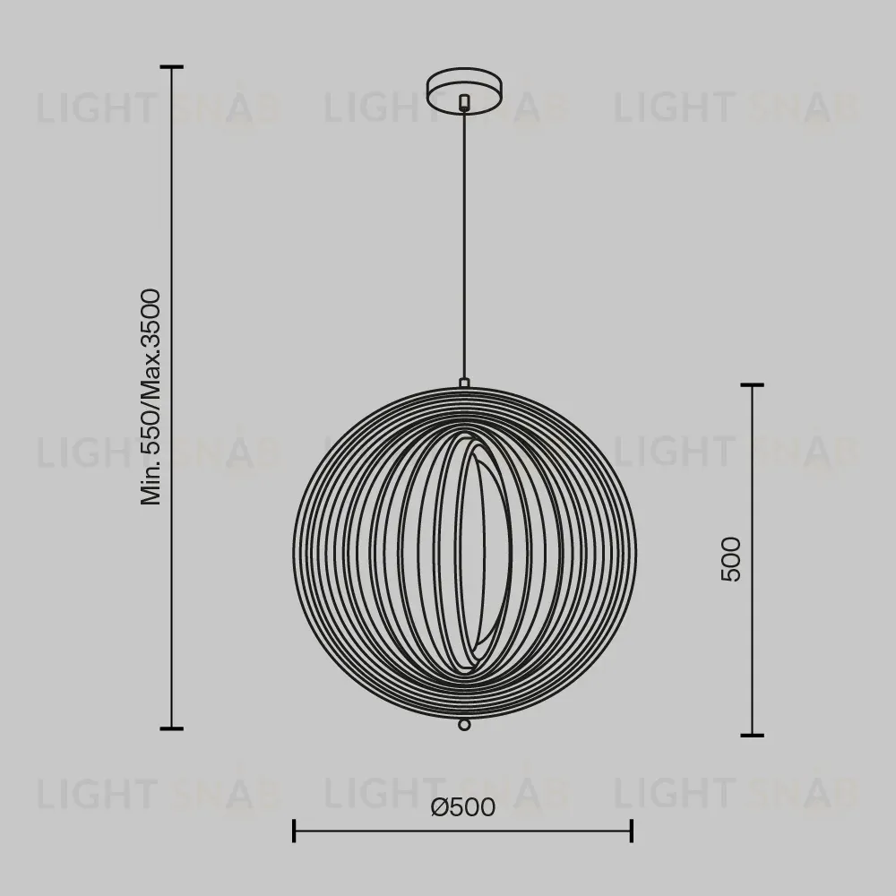 Подвесной светильник Maytoni Roots MOD197PL-01W1 MOD197PL-01W1