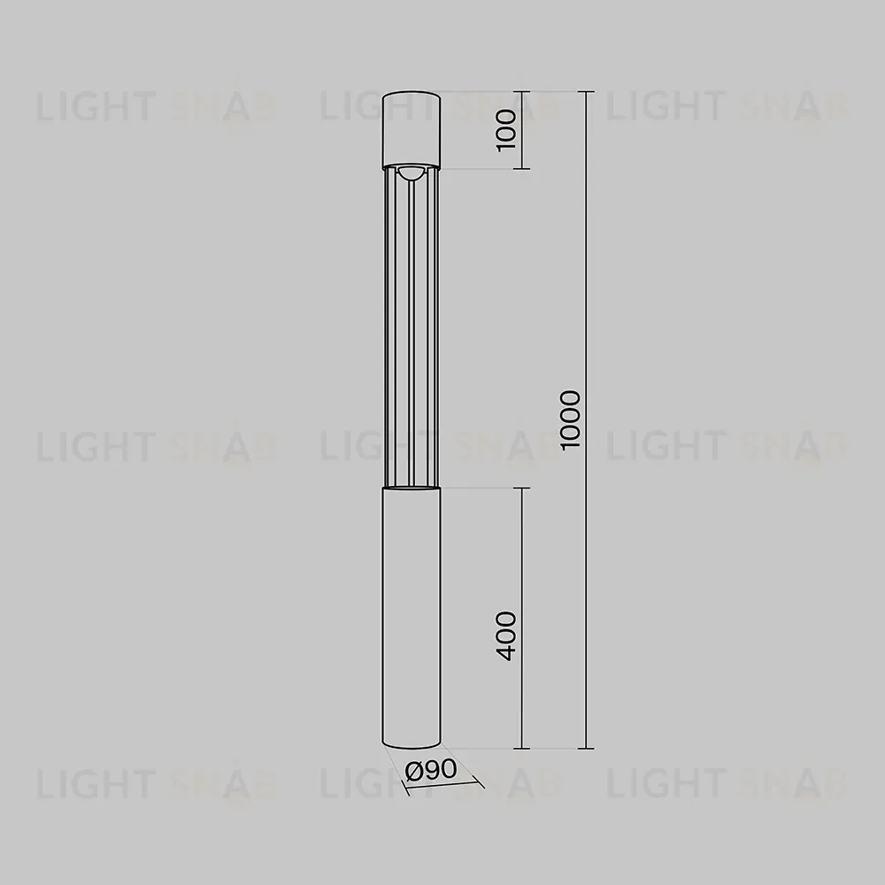 Ландшафтный светильник Maytoni Mill O427FL-L12GF3K O427FL-L12GF3K