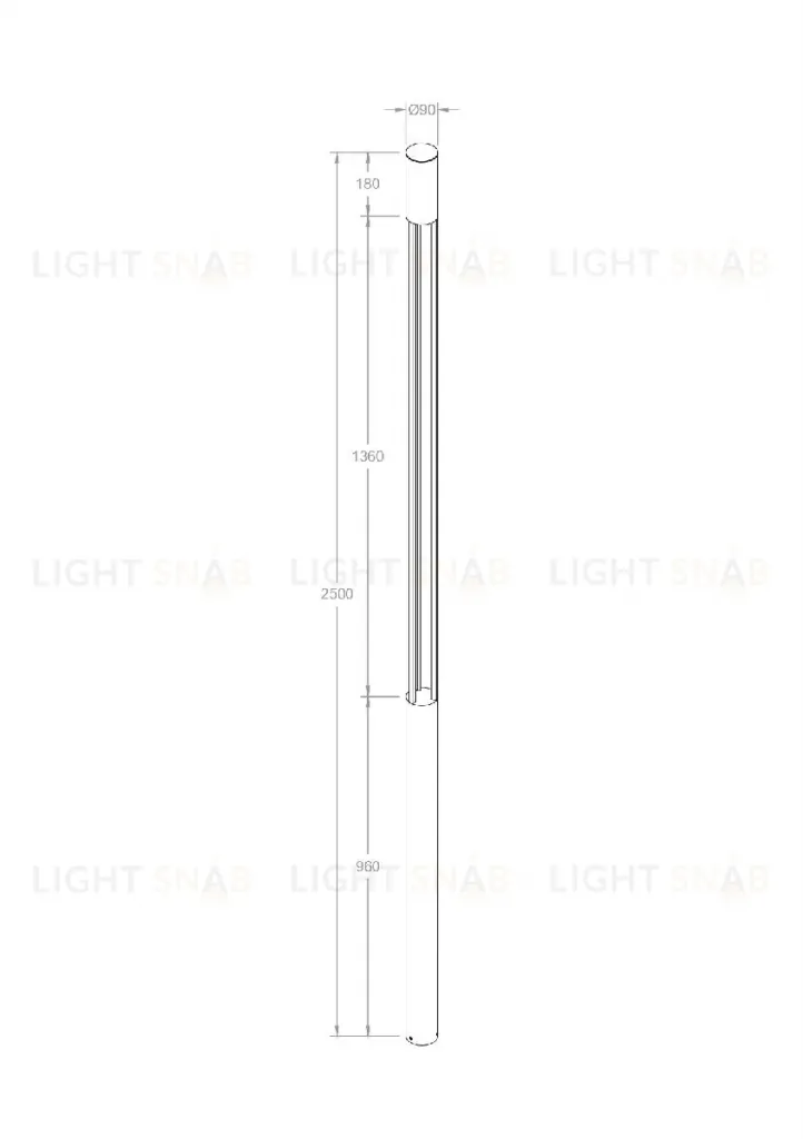 Парковый светильник Maytoni Mill O427FL-L30GF3K O427FL-L30GF3K