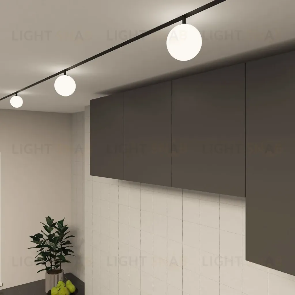 Трековый однофазный светильник Denkirs Smart Moon DK8050-BK DK8050-BK