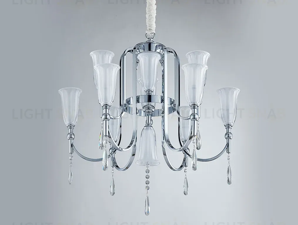 Подвесная люстра Newport 4800 4806+4/C chrome М0068413 4806+4/C chrome