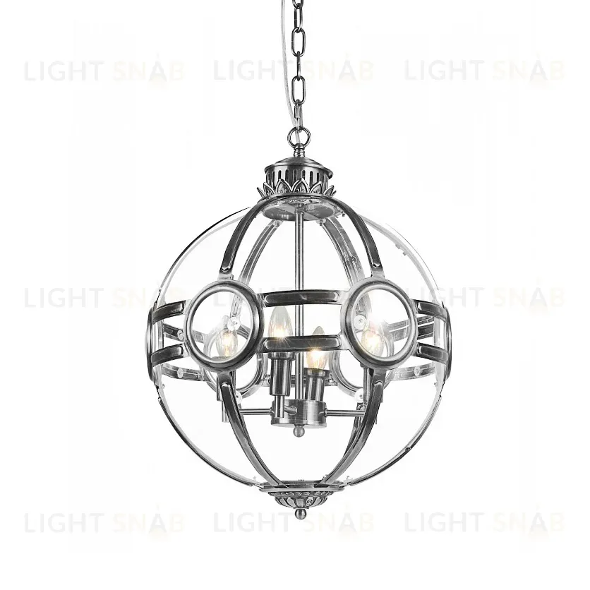 Подвесная люстра Delight Collection Hagerty KG0516P-4 steel KG0516P-4 steel