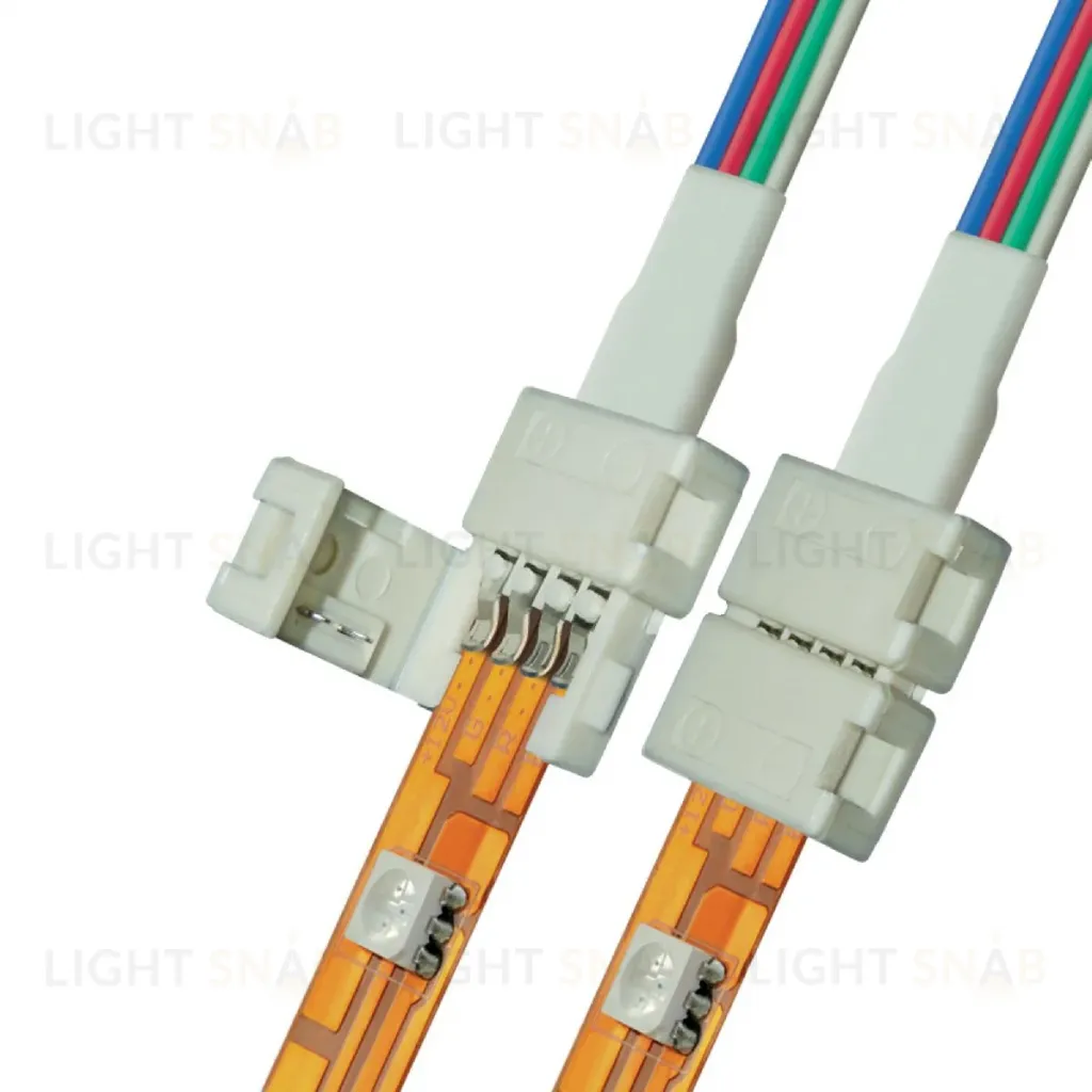 Коннектор для светодиодных лент Uniel UCX-SD4/B20-RGB WHITE 020 POLYBAG 06610 UCX-SD4/B20-RGB WHITE 020 POLYBAG