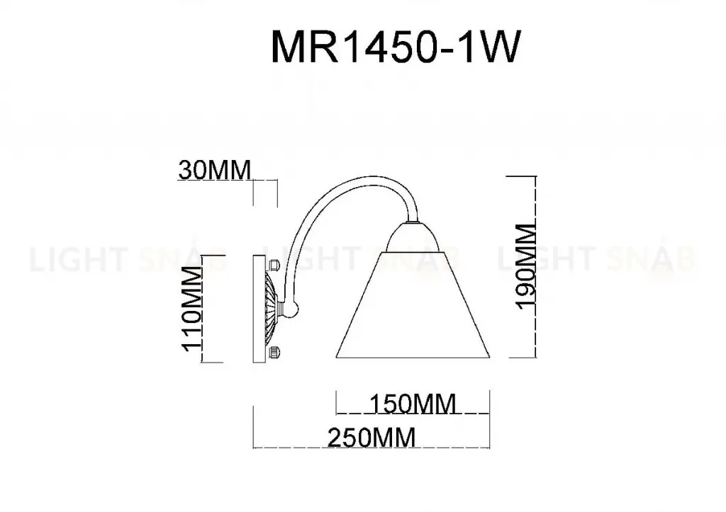 Бра MyFar Anna MR1450-1W MR1450-1W