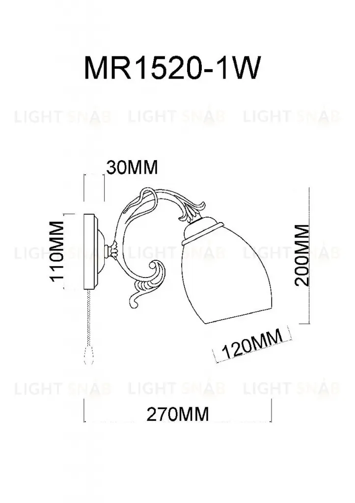 Бра MyFar Biene MR1520-1W MR1520-1W