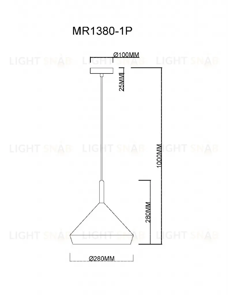 Подвесной светильник MyFar Adele MR1380-1P MR1380-1P