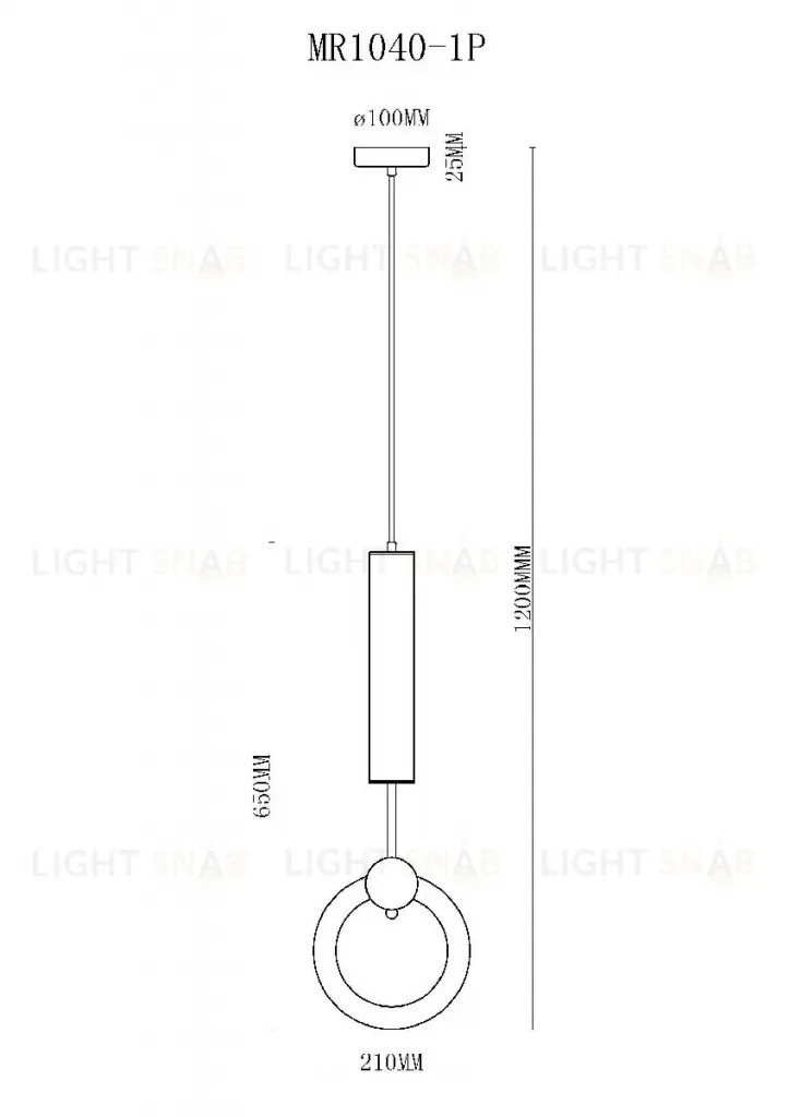 Подвесной светильник MyFar Covey MR1040-1P MR1040-1P