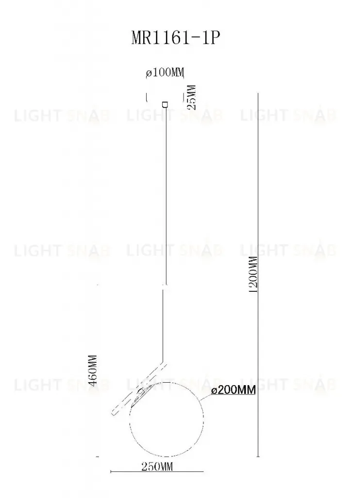 Подвесной светильник MyFar Pierre MR1161-1P MR1161-1P