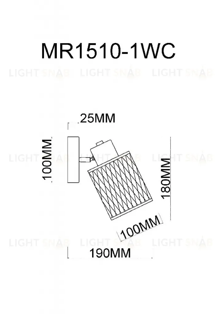 Спот MyFar Cathy MR1510-1WC MR1510-1WC