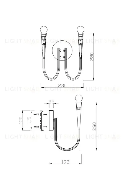 Бра Freya Branches FR5253WL-02N FR5253WL-02N