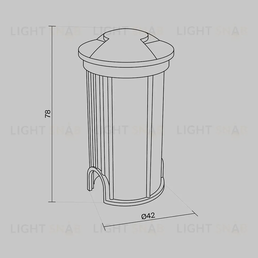 Ландшафтный светильник Maytoni Flash O044DL-L1S3K1 O044DL-L1S3K1
