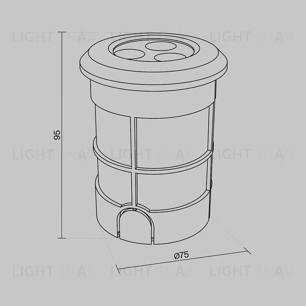 Ландшафтный светильник Maytoni Flash O044DL-L3S3K O044DL-L3S3K