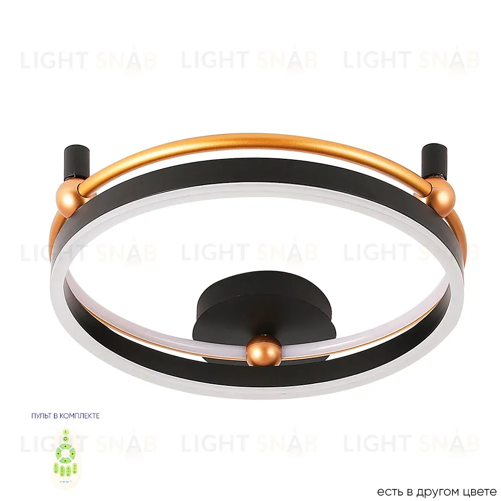 Потолочный светильник Crystal Lux FERNANDO PL48W LED BLACK/GOLD FERNANDO PL48W LED BLACK/GOLD