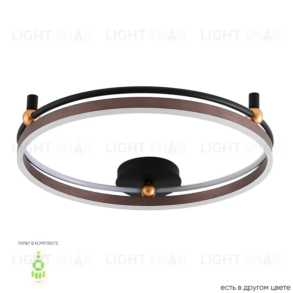 Потолочный светильник Crystal Lux FERNANDO PL72W LED COFFEE/BLACK FERNANDO PL72W LED COFFEE/BLACK