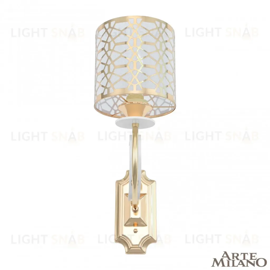 Бра Arte Milano Florentia-1237 301237/1W Wh/Gd 301237/1W Wh/Gd