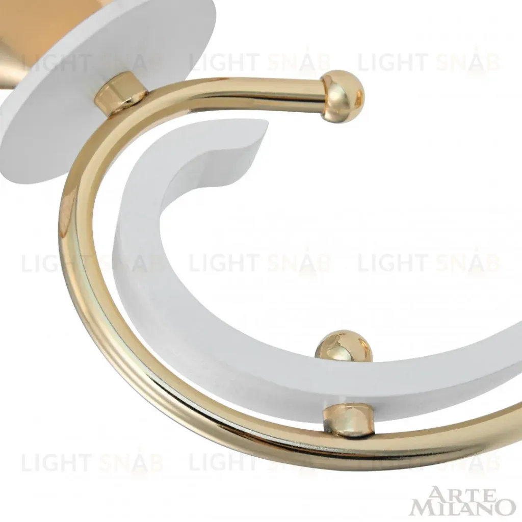 Бра Arte Milano Florentia-1237 301237/1W Wh/Gd 301237/1W Wh/Gd