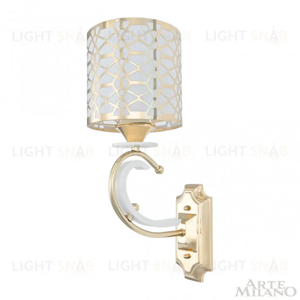 Бра Arte Milano Florentia-1237 301237/1W Wh/Gd 301237/1W Wh/Gd