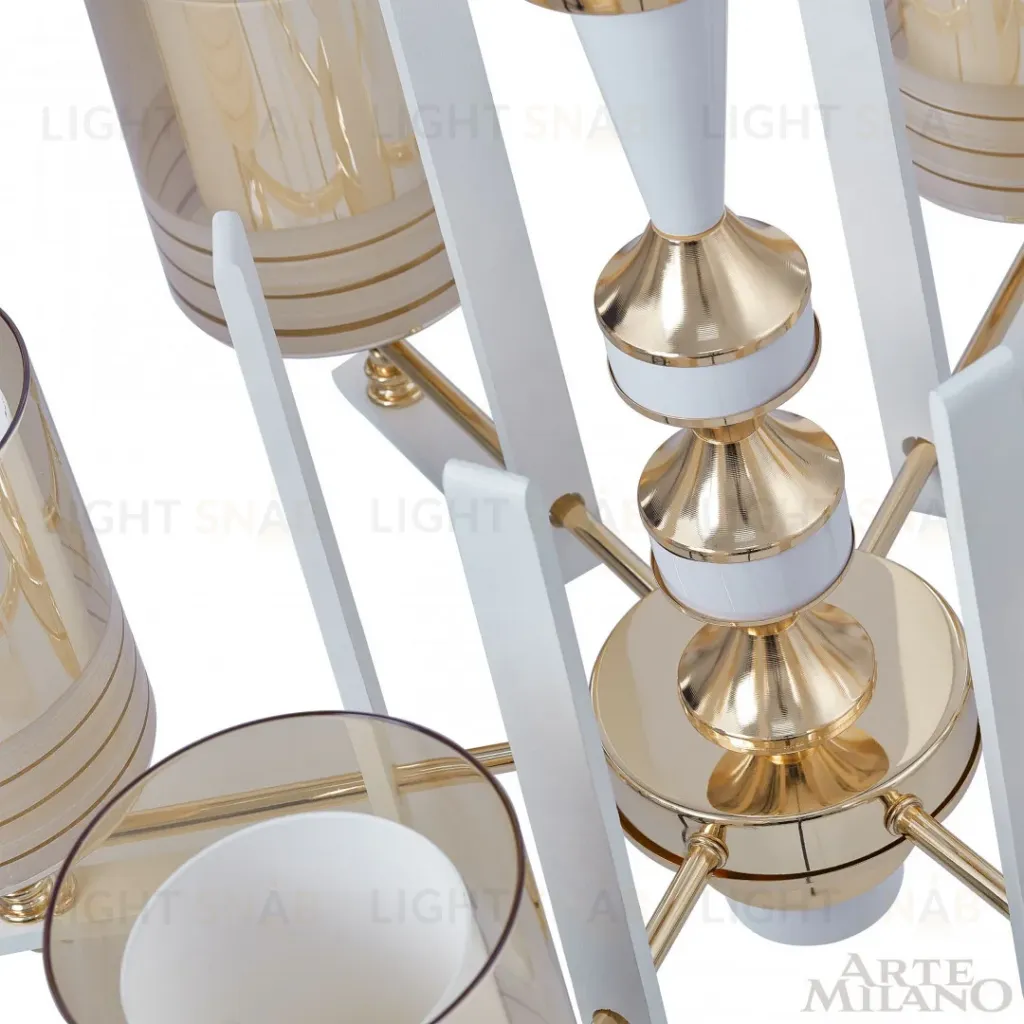 Подвесная люстра Arte Milano Florentia-6087 306087/6 Wh/Gd 306087/6 Wh/Gd