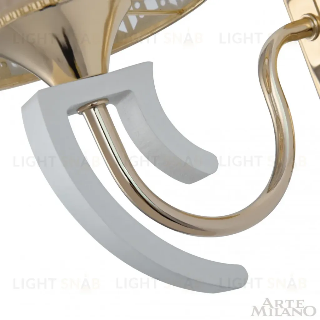 Бра Arte Milano Florentia-8857 308857/1W Wh/Gd 308857/1W Wh/Gd