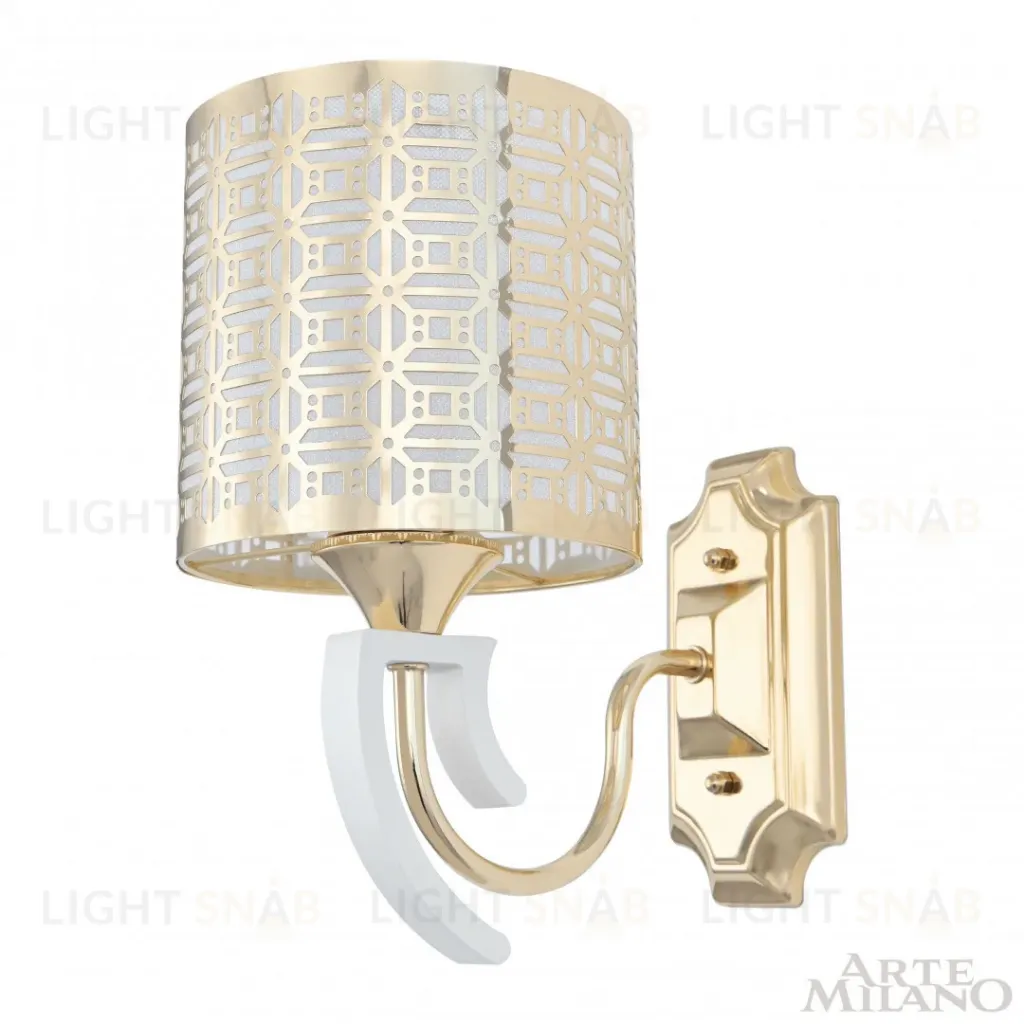 Бра Arte Milano Florentia-8857 308857/1W Wh/Gd 308857/1W Wh/Gd