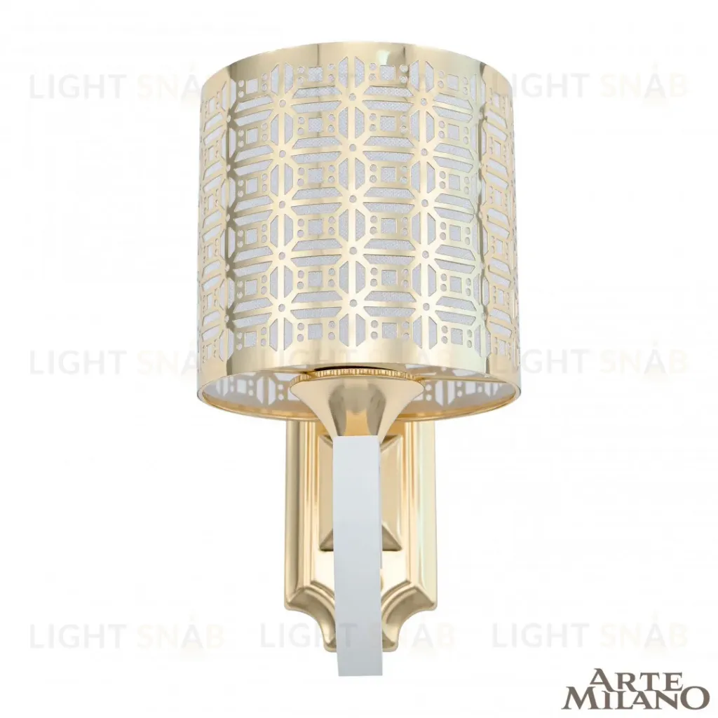 Бра Arte Milano Florentia-8857 308857/1W Wh/Gd 308857/1W Wh/Gd