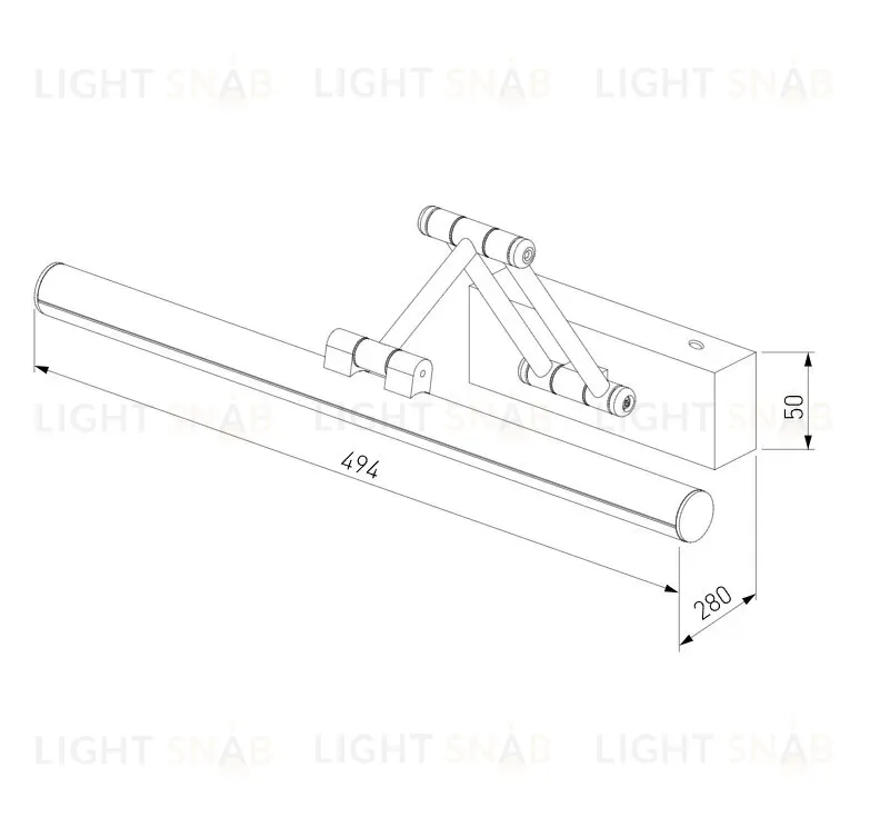 Подсветка для картин Elektrostandard Monza LED 40128/LED бронза 4690389198427 a064138 4690389198427