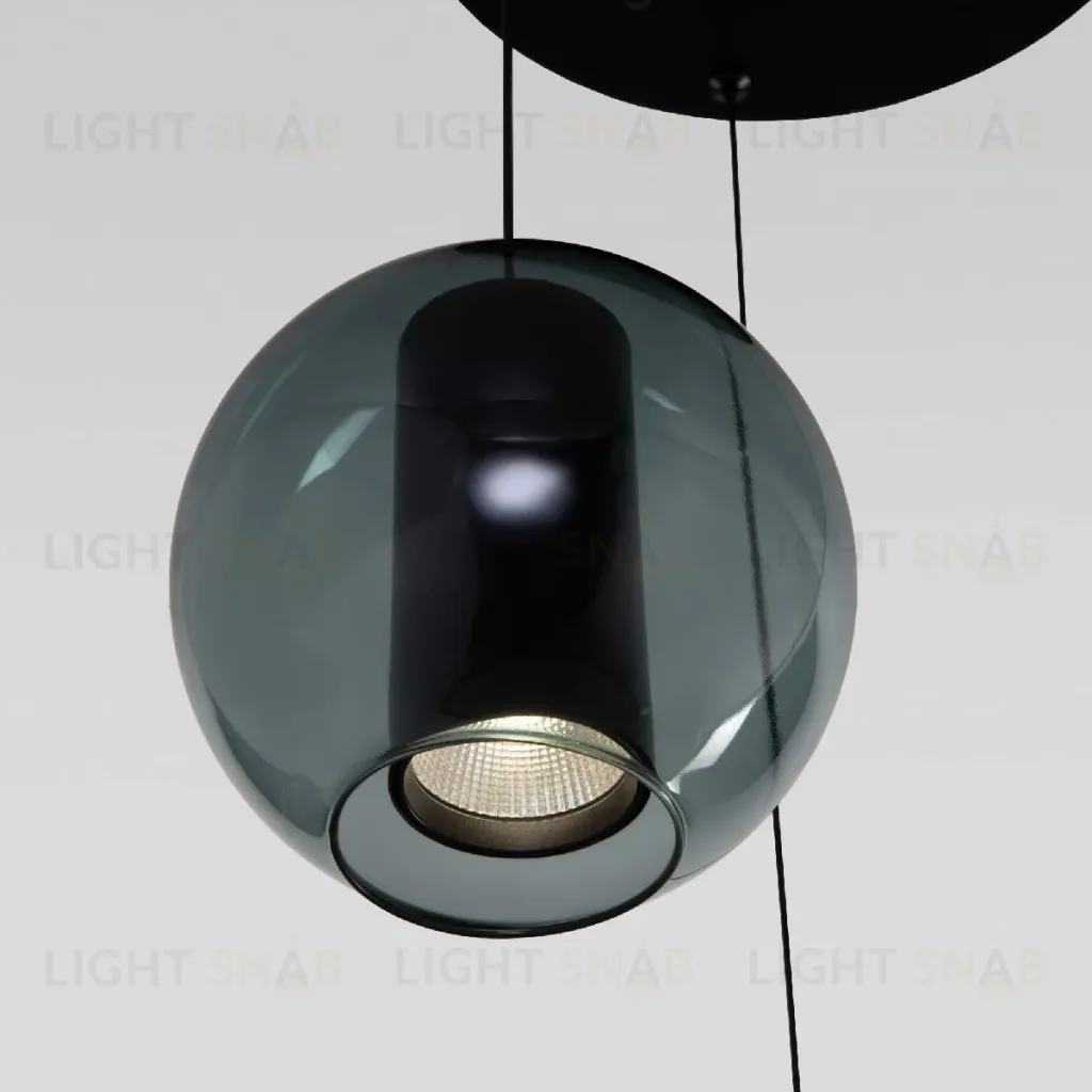 Подвесной светильник Eurosvet Cobble 50258/3 LED дымчатый/бирюзовый a064555 50258/3 LED дымчатый/бирюзовый