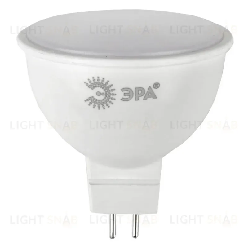 Лампа светодиодная ЭРА GU5.3 8W 2700K матовая LED MR16-8W-827-GU5.3 Б0020546 Б0020546