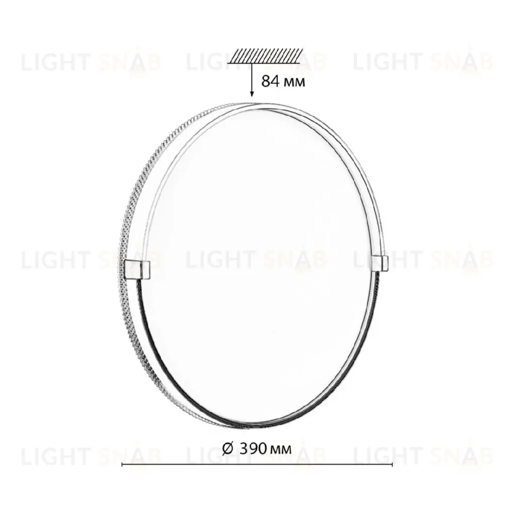 Настенно-потолочный светильник Sonex Olidi white 7646/DL 7646/DL