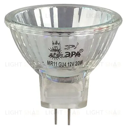 Лампа галогенная Эра GU4 20W 3000K GU4-MR11-20W-12V-30CL C0027361 C0027361